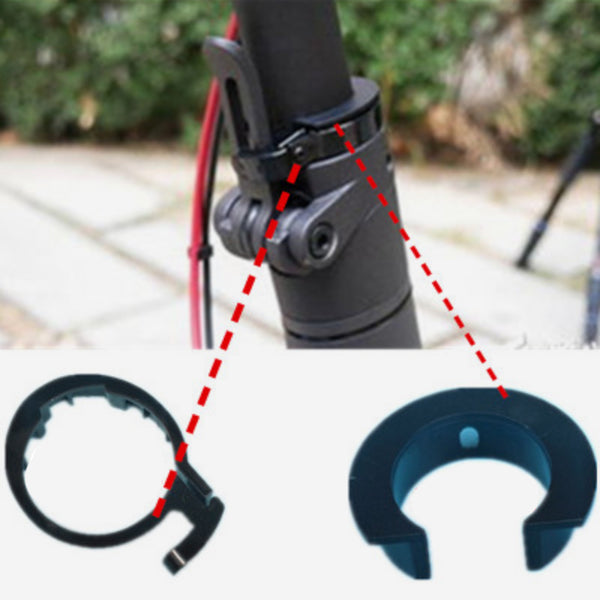 Scooter Front Tube Stem Folding Pack Insurance Circle Clasped Guard Ring Replacement Part for Xiaomi Mijia M365 Electric Scooter - ecommuterscooter
