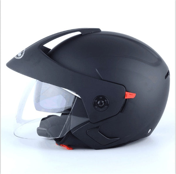 Nuoman Motorcycle Helmets Electric Bicycle Helmet Open Face Dual Lens Visors Men Women Summer Scooter Motorbike Moto Bike Helmet - ecommuterscooter
