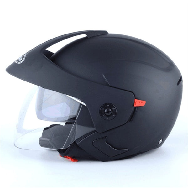 Nuoman Motorcycle Helmets Electric Bicycle Helmet Open Face Dual Lens Visors Men Women Summer Scooter Motorbike Moto Bike Helmet - ecommuterscooter