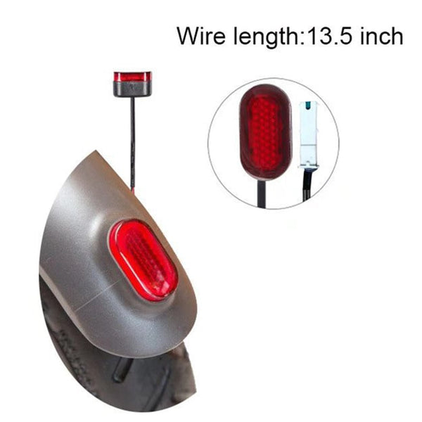 Xiaomi M365 Scooter Rear Taillight Lamp Stoplight Brake Light with Line Taillight for Xiaomi M365 M187 Bird Scooter Safety Light - ecommuterscooter