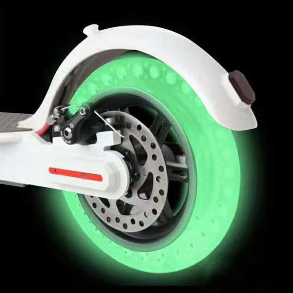 XIAOMI Electric Scooter Tire Luminous Tire Inflation Free Tubeless Tire 8*1/2x2 Tyre Shock Absoption for Xiaomi Scooter M365 - ecommuterscooter