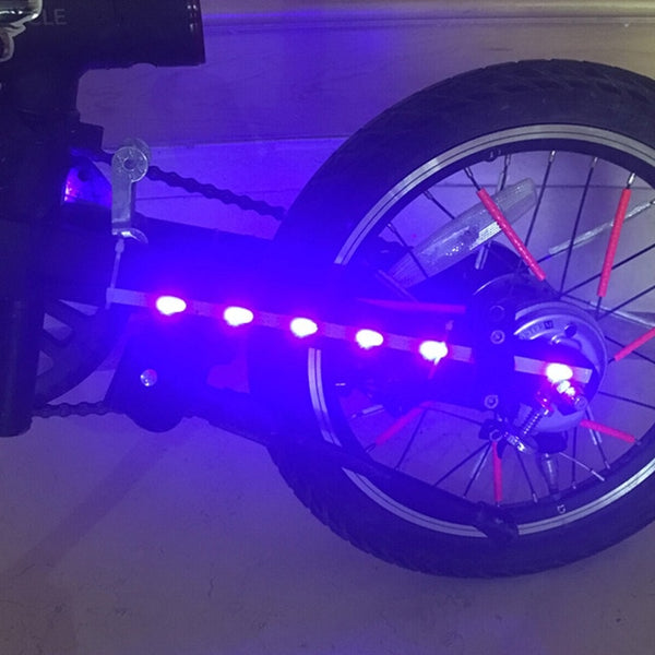 Warning LED Strip Flashlight Bar Lamp for Xiaomi Mijia M365 Electric Scooter Skateboard Night Cycling Safety Decorative Light - ecommuterscooter